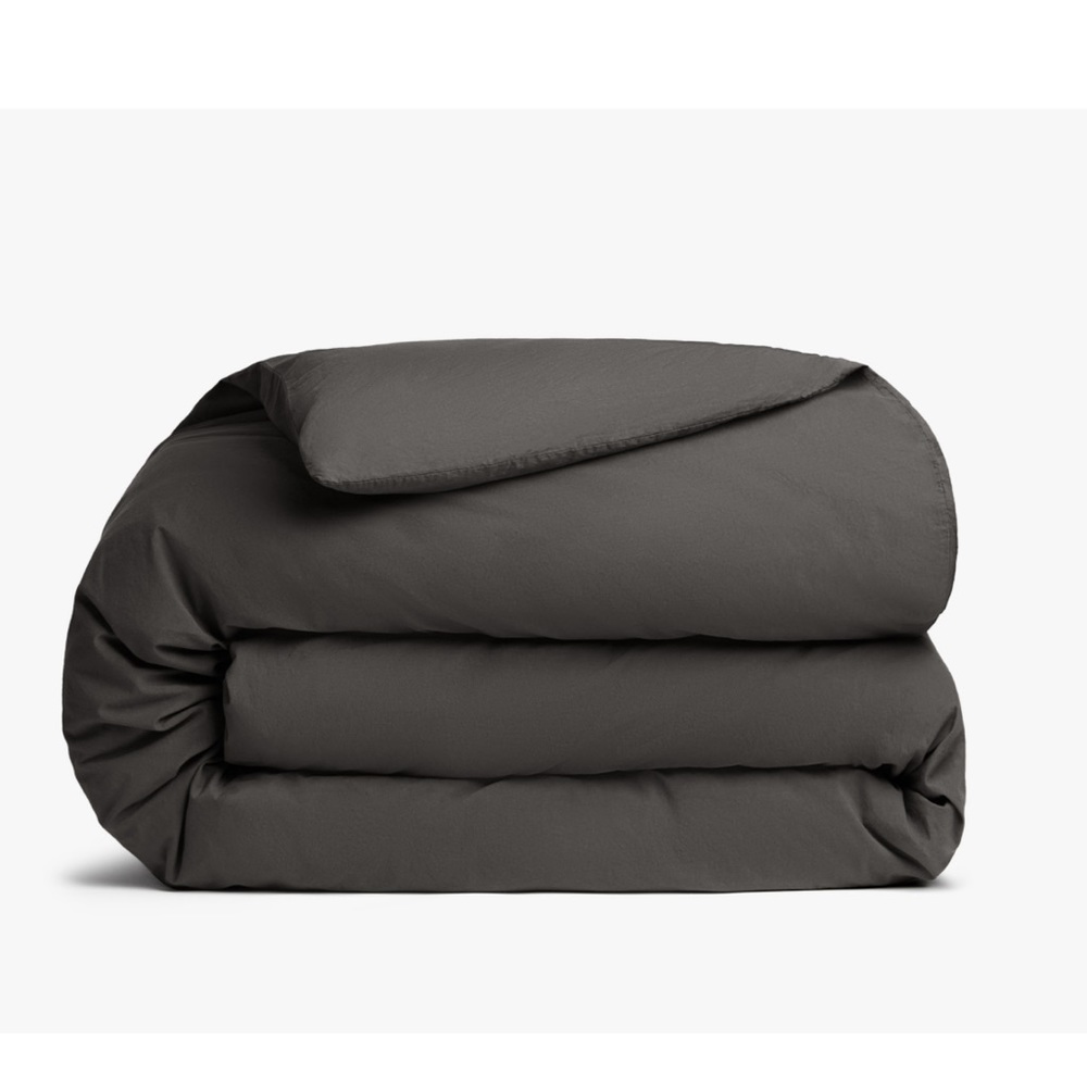 NWT Parachute Organic Cotton Duvet Cover Full/Queen Size Color  Shale Grey